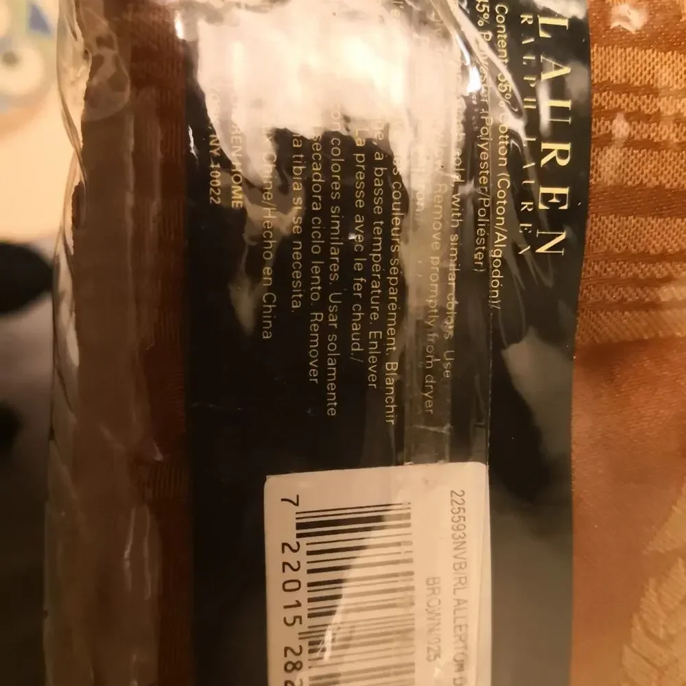 Lauren Ralph Lauren Gold Dinner Napkins Four Table Setting Holiday XMAS NEW